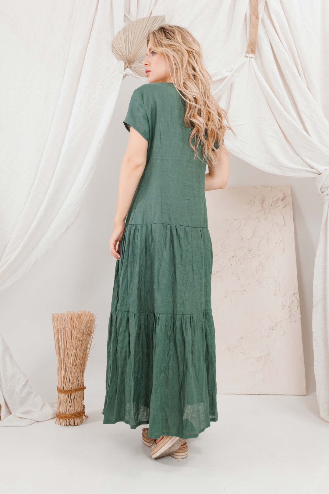 Платье Amori 9670 изумруд - фото 2